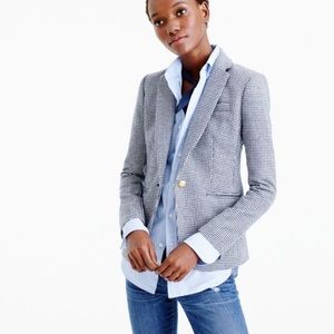 J.Crew Campbell Wool Houndstooth Blazer